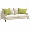 vidaXL Sofa Pillows 2 pcs Light Green 70 x 50 cm Fabric