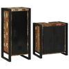 vidaXL Bathroom Furniture Set 2 pcs Multicolour Solid Reclaimed Wood