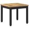 vidaXL Coffee Table Whitewash and Black 40 x 40.5 x 36 cm