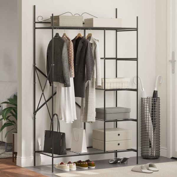 vidaXL Open Wardrobe with Shelf with Storage Manual