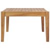 vidaXL Garden Table 90.5x55.5x30.5 cm Solid Teak Wood