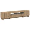vidaXL 5 Piece LED TV Cabinet Artisan Oak Engineered Wood