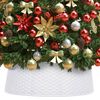 vidaXL Christmas Tree Skirt White &Oslash;54x19.5 cm