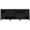 vidaXL Sideboards 3 pcs Black Oak 60 x 35 x 70 cm Engineered Wood