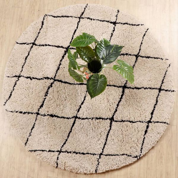 Dutch Lifestyle Rug Berlin Sanft 200 cm Round Beige