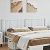 vidaXL Metal Replace Headboard White 193 cm