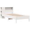 vidaXL Bookcase Bed without Mattress White 100x200cm Solid Wood Pine