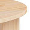 vidaXL Coffee Table Natural 50 x 40 x 50 cm Solid pine wood