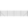 vidaXL Wire Mesh Fence with Spike Anchors Anthracite 1.4x10 m