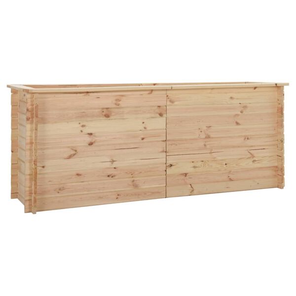 vidaXL Garden Raised Bed 200x50x80 cm Pinewood 19 mm