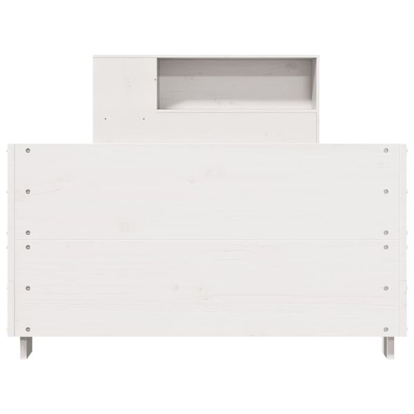 vidaXL Bed Frame without Mattress White 90x200 cm Solid Wood Pine
