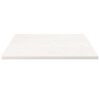 vidaXL Table Top White 80x80x2.5 cm Solid Wood Pine Square