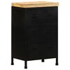 vidaXL Sideboard 47x35x76 cm Rough Mango Wood