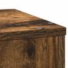 vidaXL Plant Stand Smoked Oak 33x33x100 cm Engineered Wood