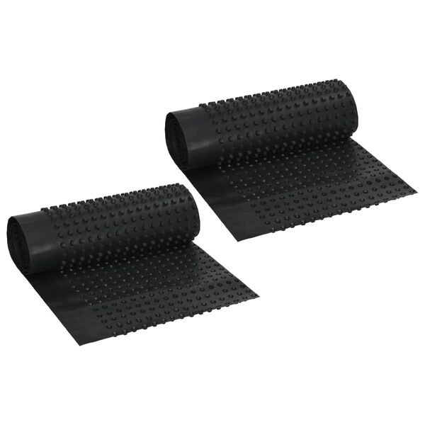 vidaXL Dimpled Drainage Sheets 2 pcs HDPE 400 g/m² 0.5x20 m