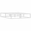 vidaXL Bed Frame without Mattress White 160x200 cm Metal
