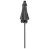 vidaXL Garden Parasol with LED Lights Anthracite 200x211 cm Aluminium