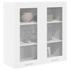 vidaXL Hanging Cabinet with Door White 80 x 31 x 80 cm Engineered Wood