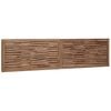 vidaXL Headboard Wall-mounted Natural 180 cm Solid Teak Wood