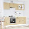 vidaXL 8 Piece Kitchen Cabinet Set Porto Sonoma Oak Engineered Wood