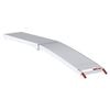 vidaXL Loading Ramp 2 pcs Silver 205 x 28 x 5 cm Aluminium