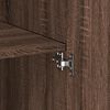 vidaXL Highboard Brown Oak 70x42.5x185 cm Engineered Wood