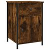 vidaXL Bedside Cabinets 2 pcs Smoked Oak 40x42x60 cm Engineered Wood