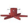 vidaXL Christmas Tree Stand 1.73 Red 50 x 50 x 15.5 cm Steel