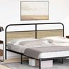 vidaXL Replace Headboard Sonoma Oak 200 cm Steel and Engineered Wood