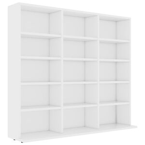 vidaXL CD Cabinet White 100x23x89,5 cm Engineered Wood