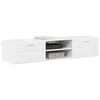 vidaXL Wooden Cabinet with Drawer High Gloss White 150 x 39 x 30 cm