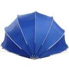 vidaXL Pool Dome Folding Manual Green 472 x 460 x 229 cm
