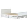 vidaXL Bed Frame without Mattress White Solid Wood Pine 160x200 cm