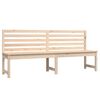 vidaXL Garden Bench 201.5 cm Solid Wood Pine