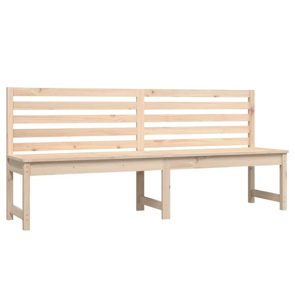 vidaXL Garden Bench 201.5 cm Solid Wood Pine