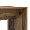 vidaXL Desk with Shelf Old Wood 138.5 x 55 x 143 cm Engineered Wood