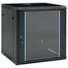 vidaXL Network cabinets with Storage Black 600 x 600 x 640 mm Steel