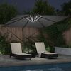 vidaXL Umbrella Anthracite 284 x 286x 270 cm Polyester and Aluminium