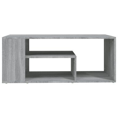 vidaXL Coffee Table Grey Sonoma 100x50x40 cm Engineered Wood