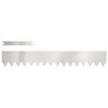 vidaXL Lawn Edging 50 pcs 100 x 0.05 x 15 cm Stainless Steel Silver