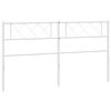 vidaXL Metal Headboard White 193 cm