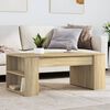 vidaXL Coffee Table Sonoma Oak 102x55x42 cm Engineered Wood