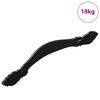 vidaXL Handle 968 pcs Black Zinc Alloy