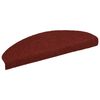 vidaXL Stair Mats Self-adhesive 20 pcs 65x21x4 cm Bordeaux Red Half Round Large