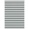 vidaXL Zebra Blind Dark Grey 165x200 cm Fabric Width 160.9 cm Polyester
