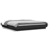 vidaXL Bed Frame with LED Lights without Mattress Black 150x200cm
