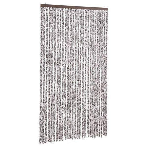 vidaXL Insect Curtain Brown and Beige 118x220 cm Chenille
