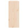 vidaXL Wine Cabinet 62x25x62 cm Solid Wood Pine