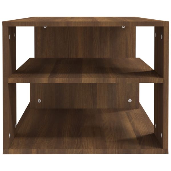 vidaXL Coffee Table Brown Oak 100x50x40 cm Engineered Wood
