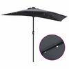 vidaXL Garden Parasol Anthracite 294 x 150 x 223 cm Fabric